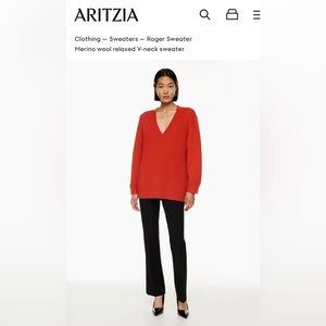 Aritzia Italian soft wool sweater